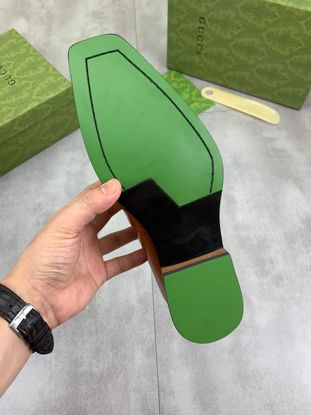 Men's Men's Shoes 💰P580 [New Style] 💰💎💎💎 [Gucci] GUCCI high-end men's formal business leather shoes, original order 1:1! Original imported high-end calfskin, original metal buckle, imported first-layer pigskin lining for feet, original high-end outsole, men's shoe size: 38-44